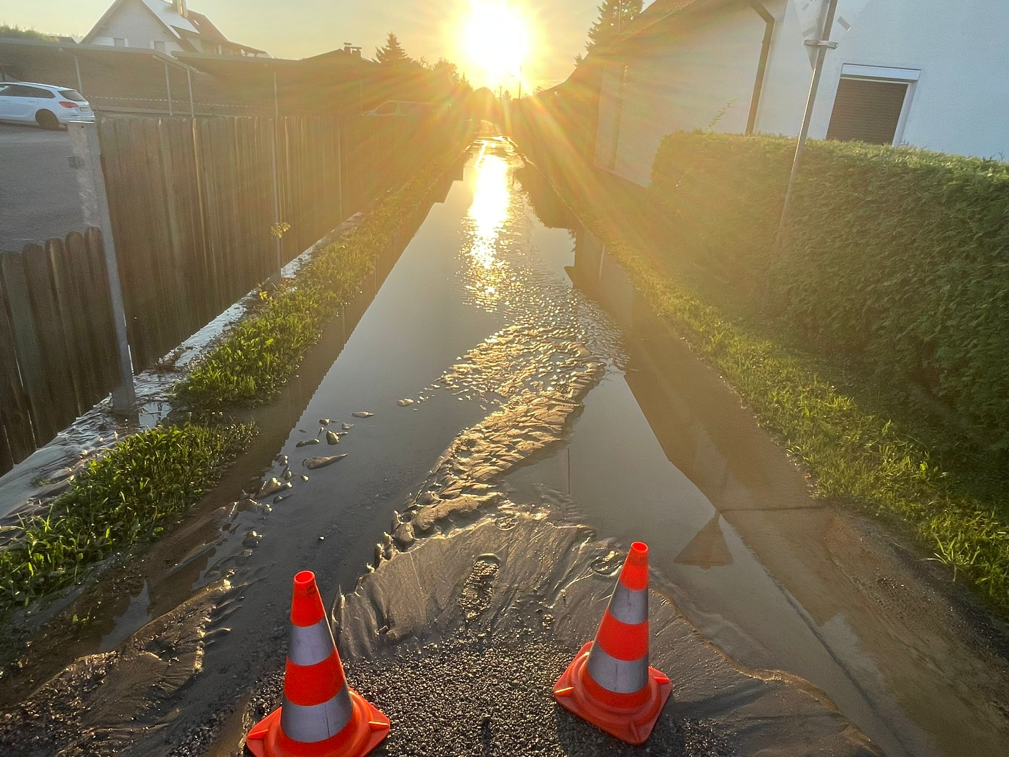 wasserrohrbruch hauptstrae ffg 8