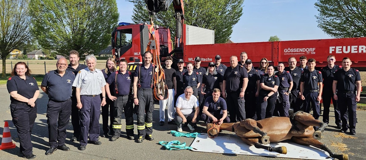 Workshop Großtierrettung bei der FF Gössendorf